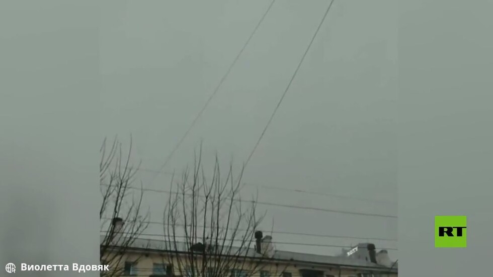 لأول مرة في تاريخ البحوث الجوية في بايكال.. عاصفة رعدية يرافقها تساقط الثلوج