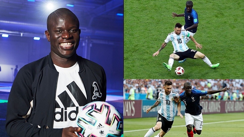 إنه صغير.. إنه لطيف وقد أوقف ميسي.. الجماهير تحتفي بكانتي (فيديو)