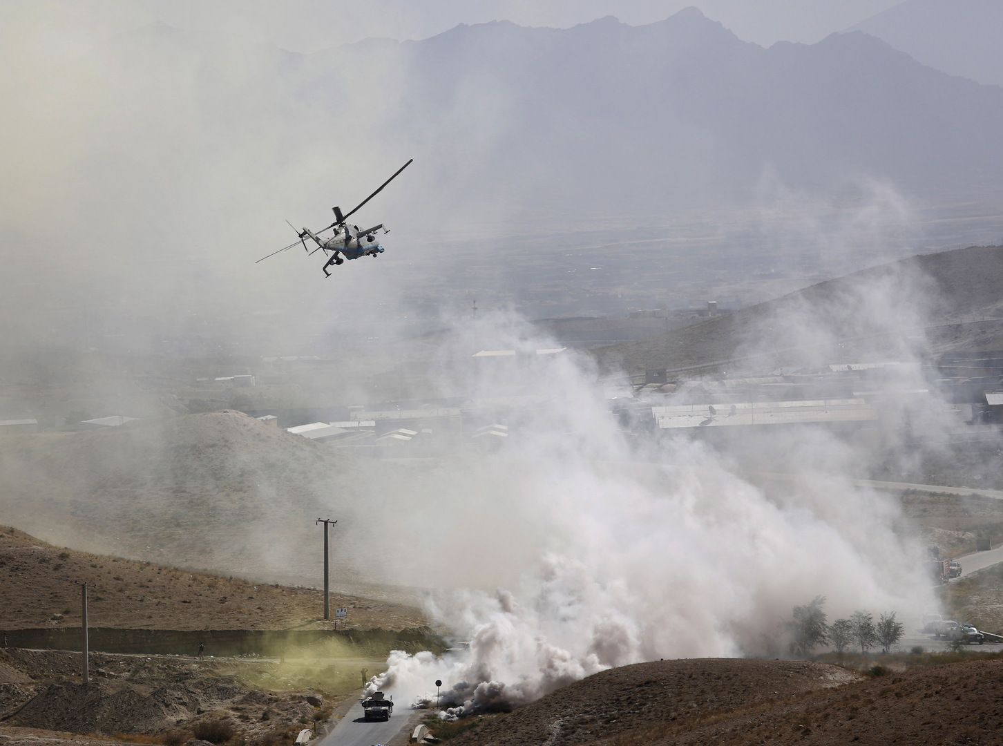 مقتل تسعة عسكريين في تحطم مروحية في أفغانستان إثر إصابتها بصاروخ