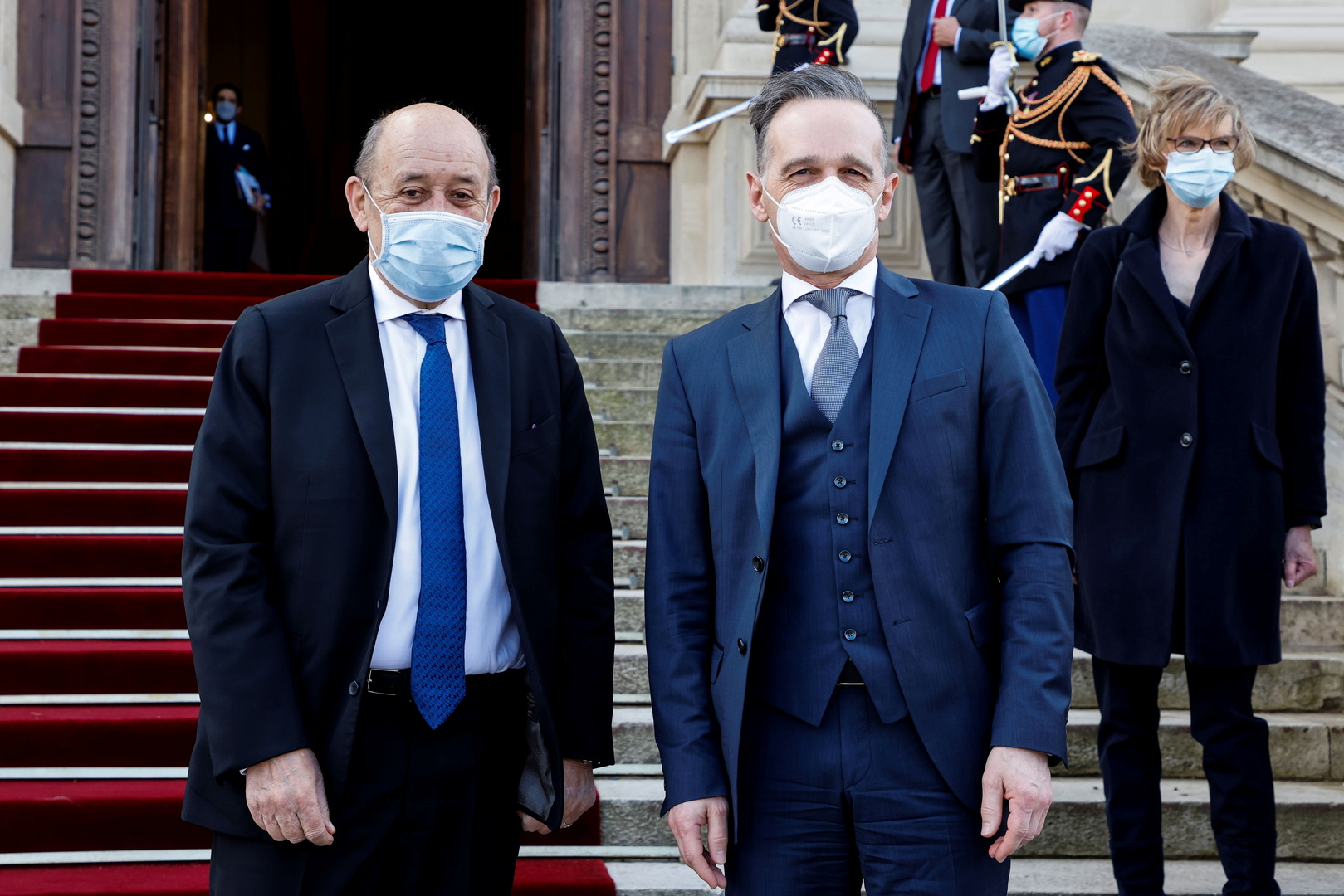 وزراء خارجية فرنسا وألمانيا وإيطاليا يجرون زيارة مشتركة لليبيا