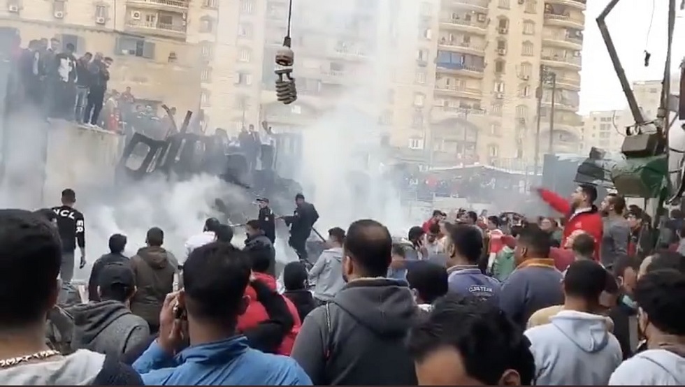 مصر.. حريق كبير بمحال مجاورة لمحطة قطار الزقازيق (صور + فيديو)