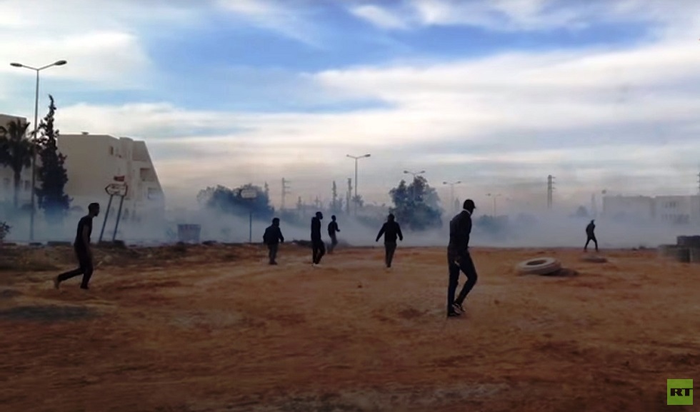 عودة الاحتجاجات إلى جنوب تونس (فيديو)
