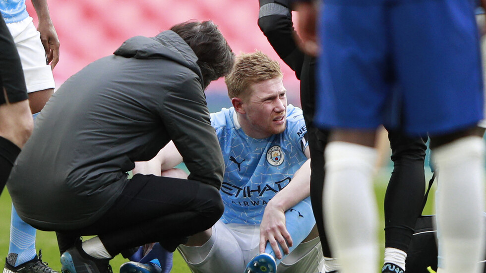 مانشستر سيتي قلق حول نجمه دي بروين