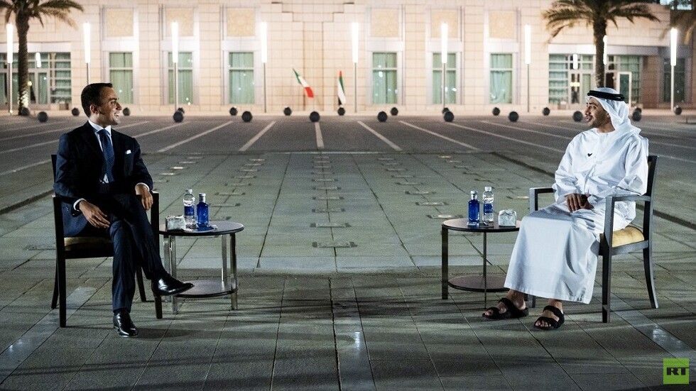 عبد الله بن زايد يبحث مع نظيره الإيطالي تطوير العلاقات الثنائية