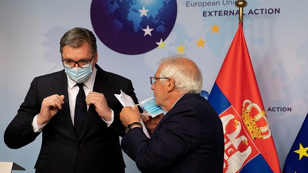 في خضم تأزم علاقاته مع موسكو.. الاتحاد الأوروبي يحث صربيا على الانضمام لأنظمة عقوباته