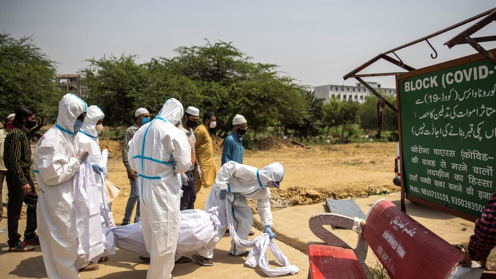 كورونا في الهند.. عدد الضحايا تجاوز 200 ألف ورقم عالمي قياسي جديد في الإصابات اليومية