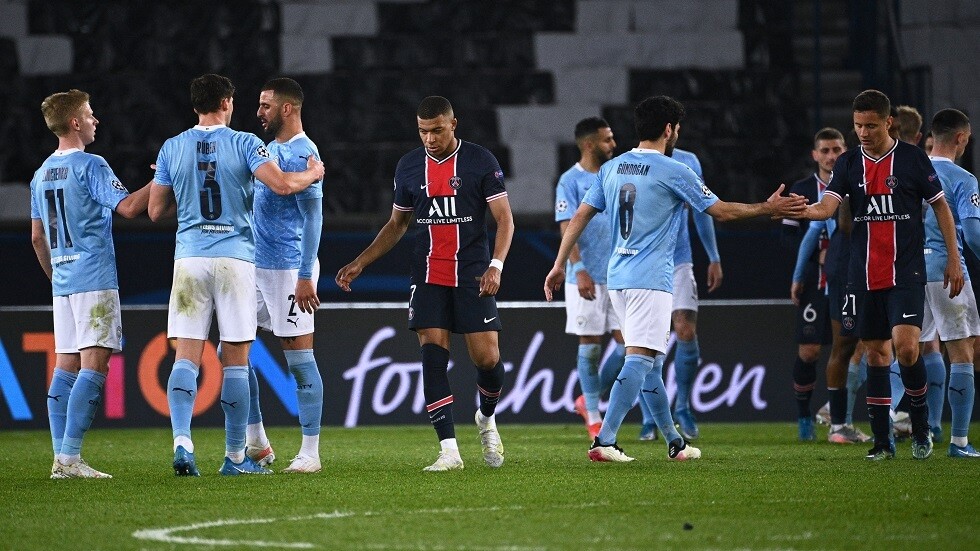 شاهد.. مانشستر سيتي يهزم باريس سان جيرمان ويقترب من نهائي دوري الأبطال