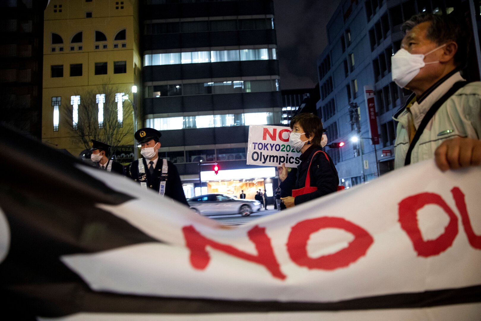 إلغاء مسيرة الشعلة على الطرقات العامة في أوساكا
