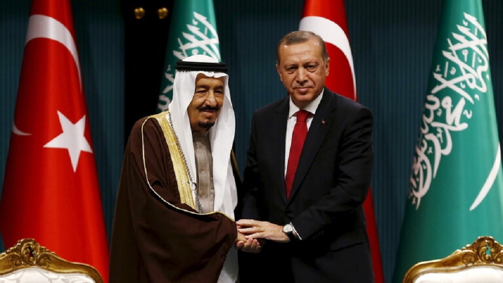 أردوغان يهنئ الملك سلمان بحلول شهر رمضان