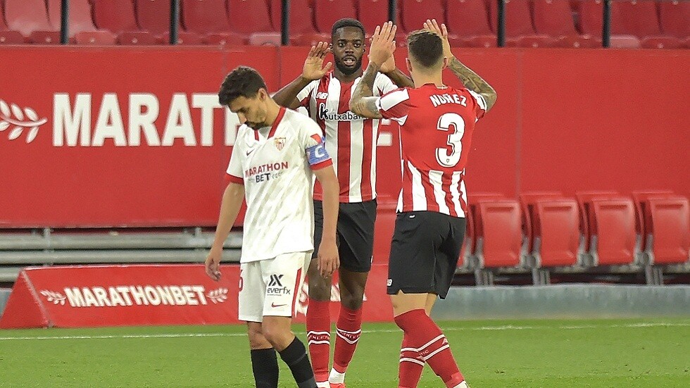 أتلتيك بيلباو يصعق إشبيلية في عقر داره بهدف في الوقت القاتل (فيديو)