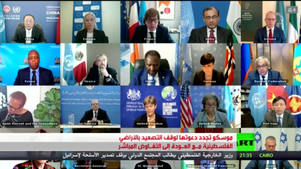 مجلس الأمن يبحث التصعيد بين إسرائيل وفلسطين