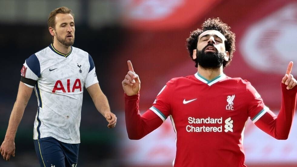 ترتيب الهدافين.. الصراع يحتدم بين محمد صلاح وهاري كين