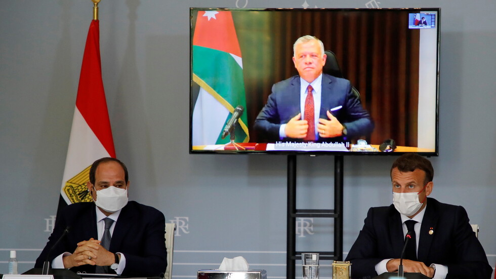 العاهل الأردني يجري محادثات مع رئيسي مصر وفرنسا ويؤكد ضرورة 