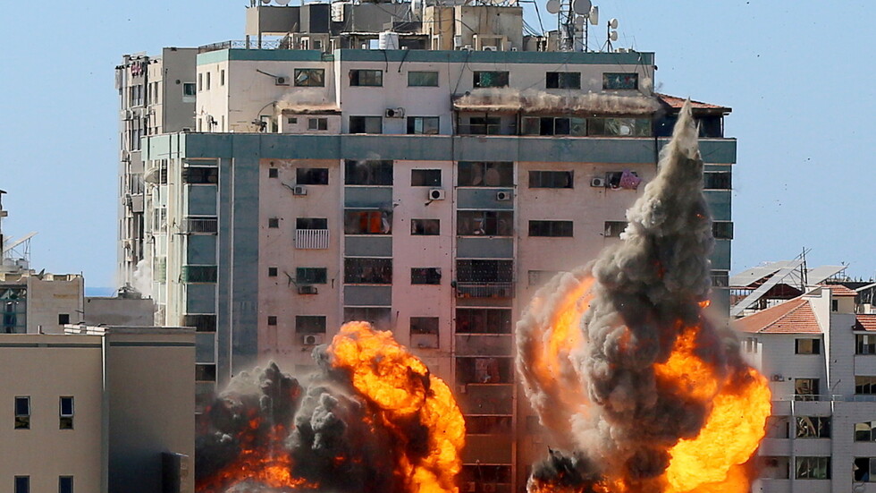 إسرائيل سلمت معلومات سرية للبنتاغون حول برج "الجلاء" في غزة