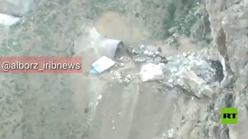 بالفيديو.. قتلى في انهيار جبلي شمال إيران