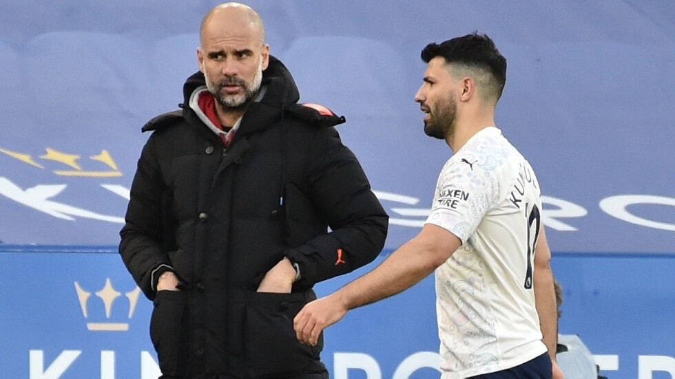 غوارديولا يكشف وجهة أغويرو المقبلة