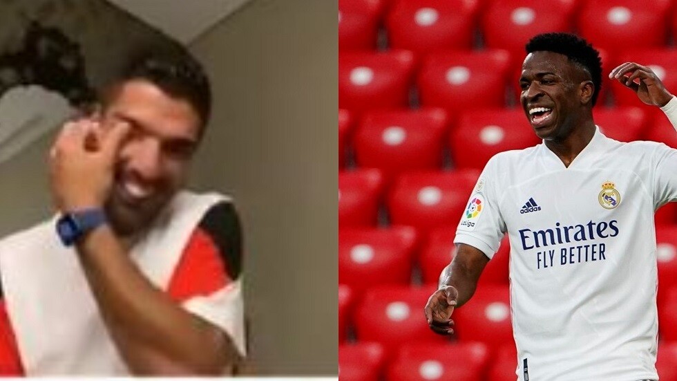 سؤال حول فينيسيوس يدخل سواريز في نوبة ضحك (فيديو)