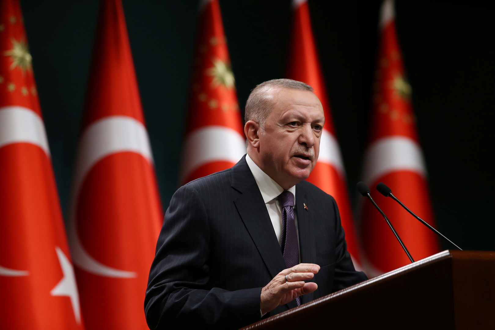 أردوغان لروحاني: تركيا أبدت رد فعلها بأشد طريقة على اعتداءات إسرائيل وظلمها في فلسطين
