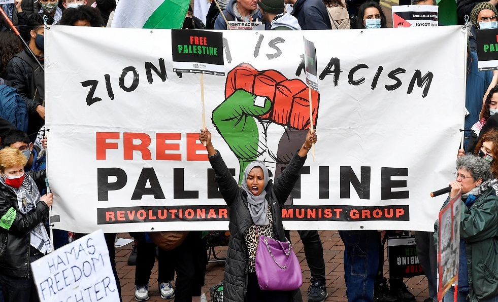 بريطانيا.. اعتقال 7 أشخاص في مسيرة حاشدة لدعم فلسطين في لندن