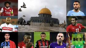 قائمة أبرز نجوم كرة القدم المتضامنين مع الفلسطينيين في أحداث القدس