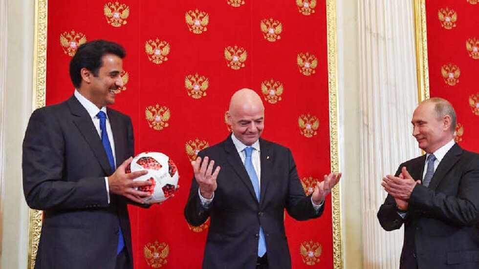 بالفيديو.. بوتين يهنئ أمير قطر بعيد ميلاده ويتمنى نجاح مونديال 2022