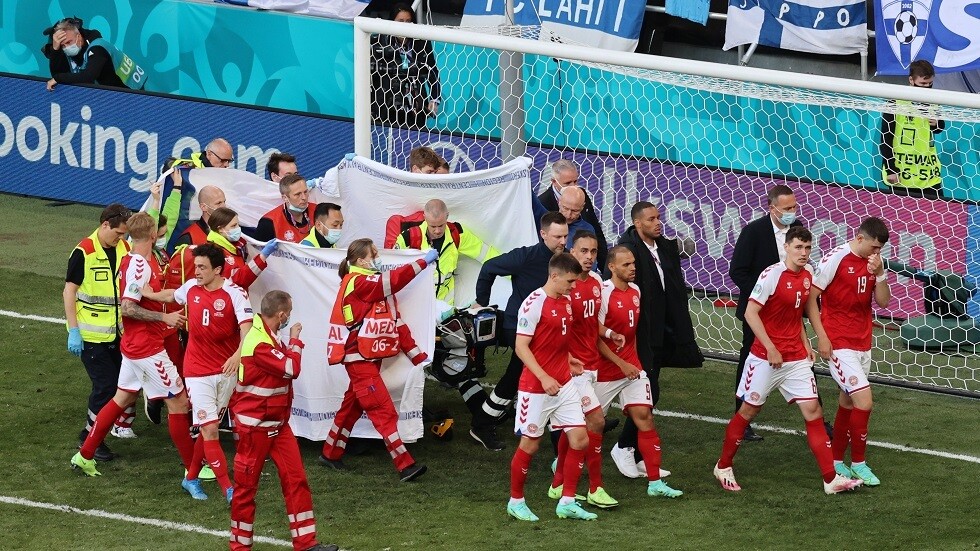 أول رسالة من إريكسن بعد نجاته من الموت