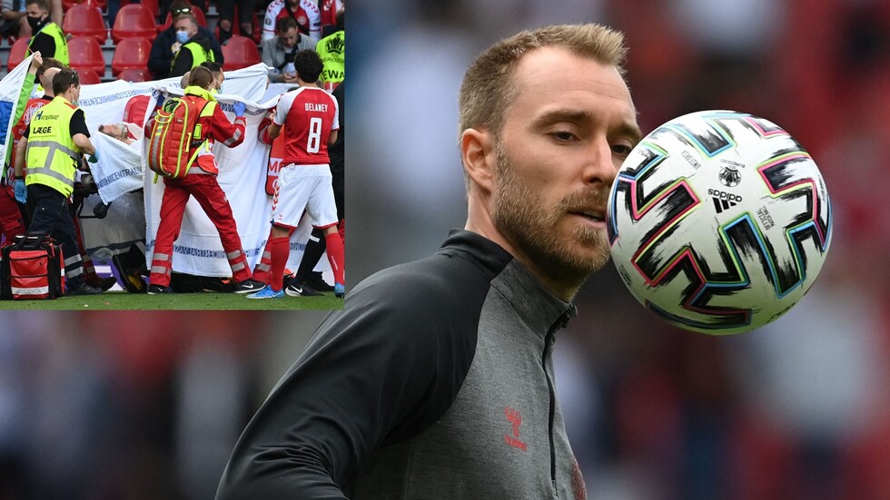 أول تعليق من النجم الدنماركي إريكسن بعد سقوطه المفزع