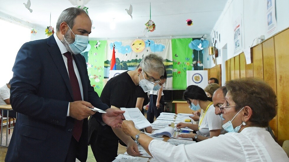 إغلاق مراكز الاقتراع في الانتخابات البرلمانية الأرمينية