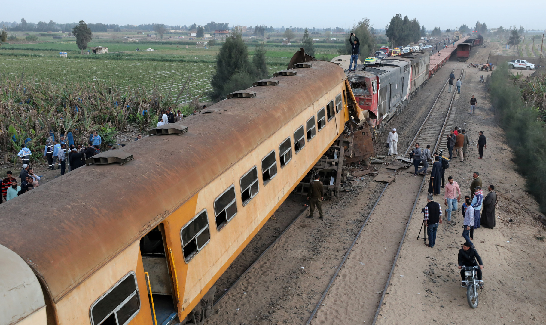 مصر.. خروج قطار بضائع عن القضبان بإمبابة دون وقوع إصابات