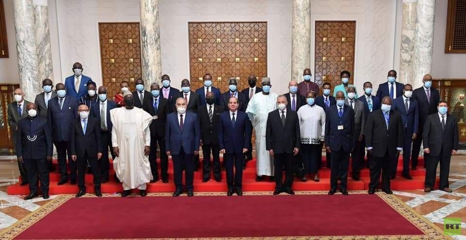 السيسي: حاربنا الإرهاب بالتوازي مع جهود التنمية الشاملة ومستعدون لمساندة الدول الإفريقية بذلك (صور)