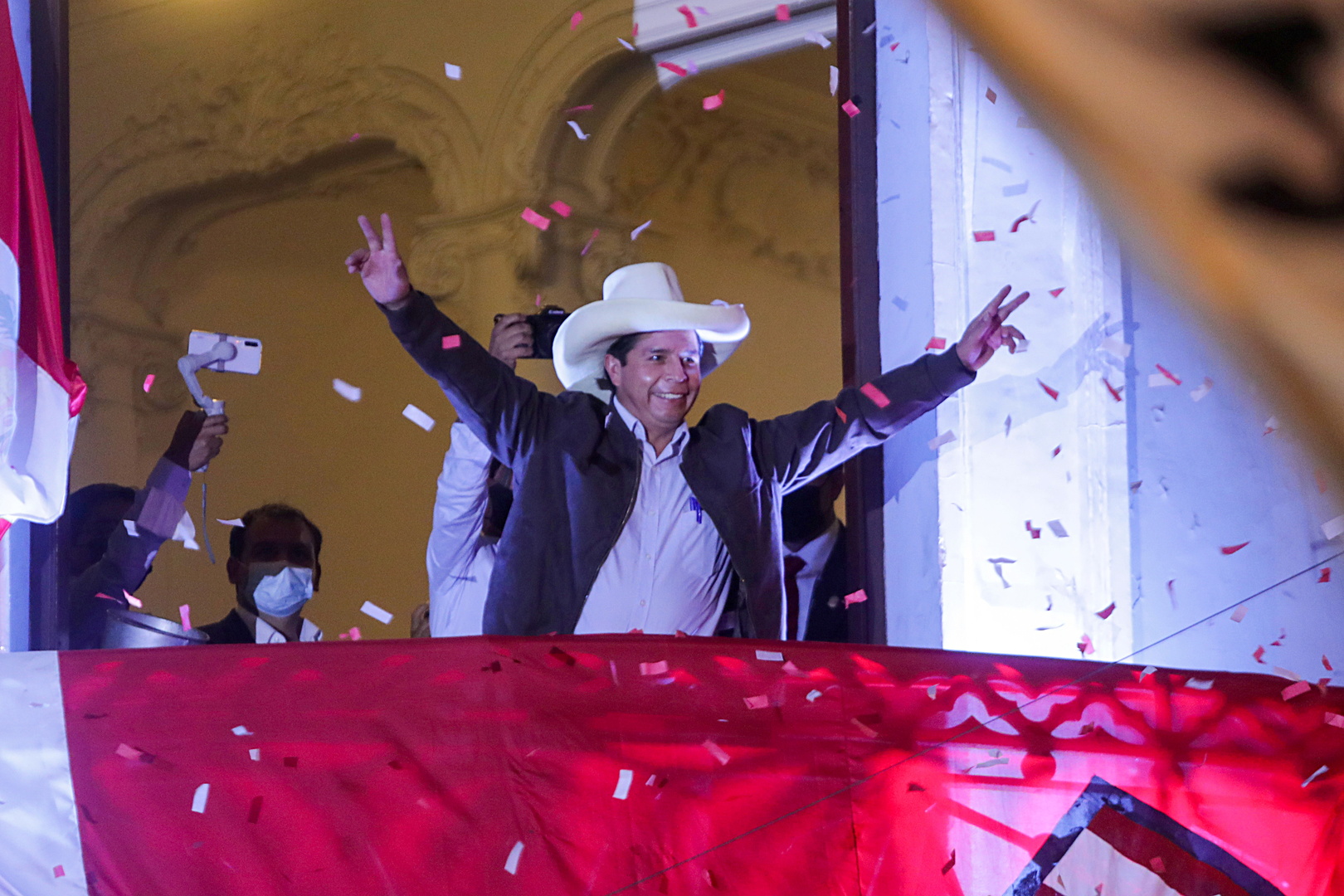 الرئيس البيروفي المنتخب بيدرو كاستيليو