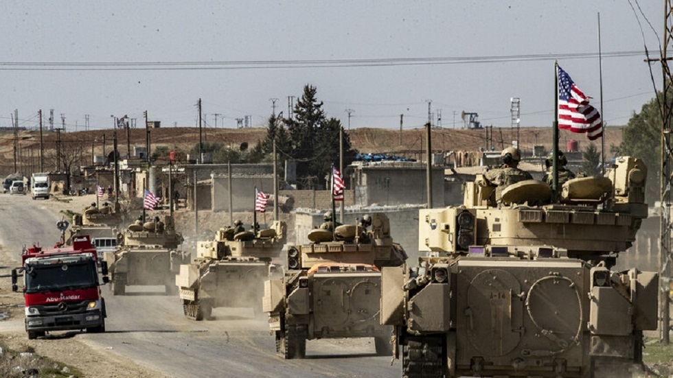 آليات أمريكية بمعدات عسكرية تدخل من العراق إلى مدينة رميلان شمال سوريا