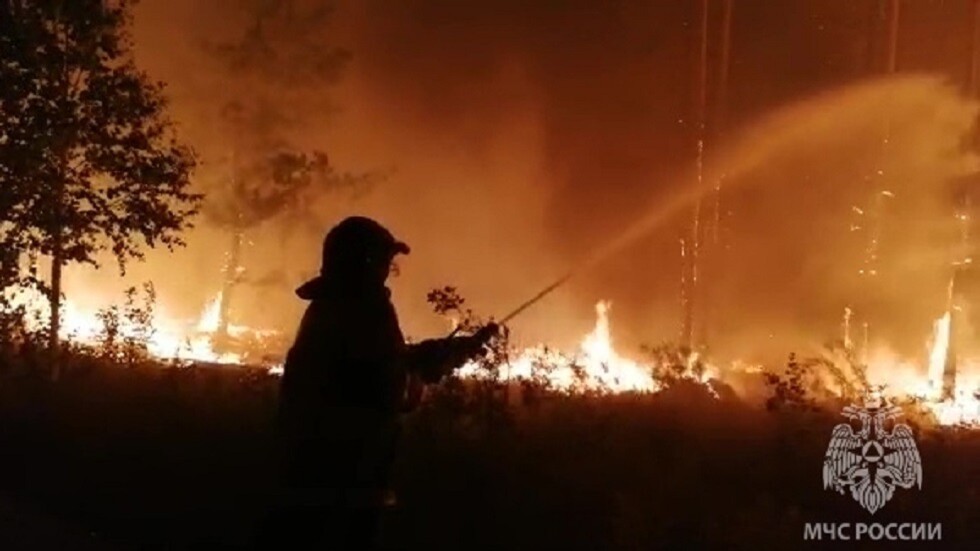 تسجيل أكثر من 550 حريق غابات في روسيا