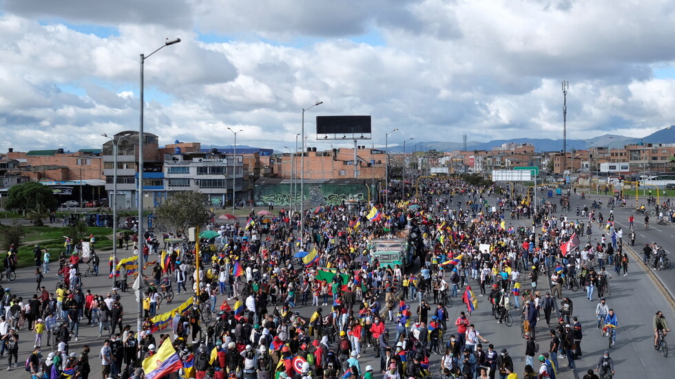 تظاهرات ضد الحكومة في كولومبيا