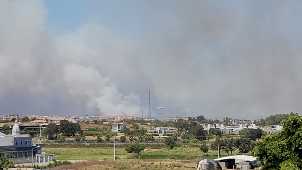 إخلاء منازل ومستشفيات في جنوب تركيا بعد انتشار حرائق الغابات (فيديو)