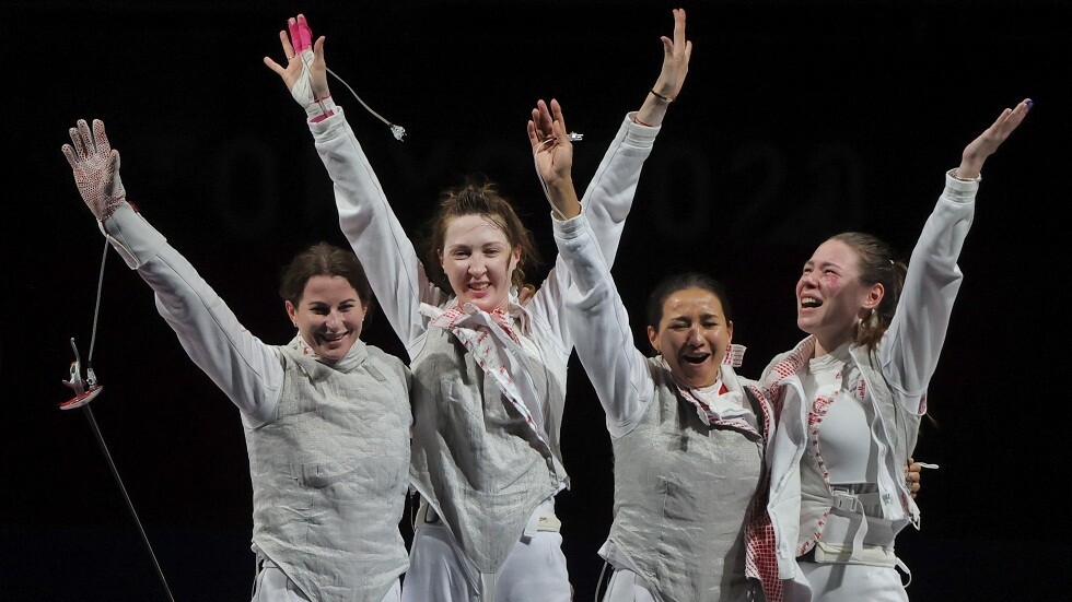 روسيا تحرز ذهبية المبارزة "سلاح الشيش" لفرق السيدات في أولمبياد طوكيو