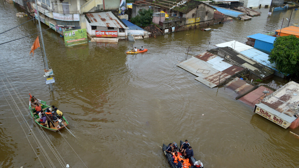 الهند.. مصرع 230 شخصا بسبب الأمطار الموسمية شرقي البلاد