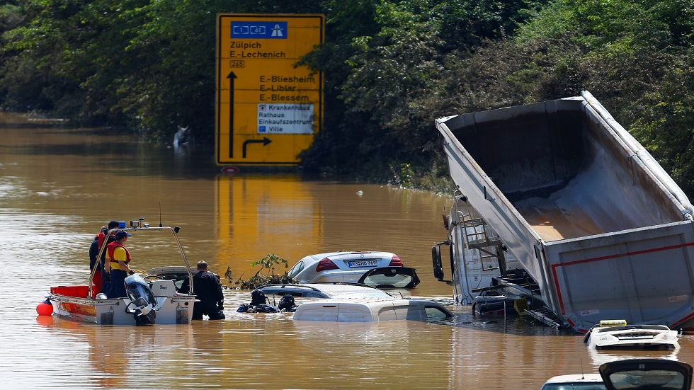 فيضانات ألمانيا تصل إلى مقاطعة سكسونيا السويسرية