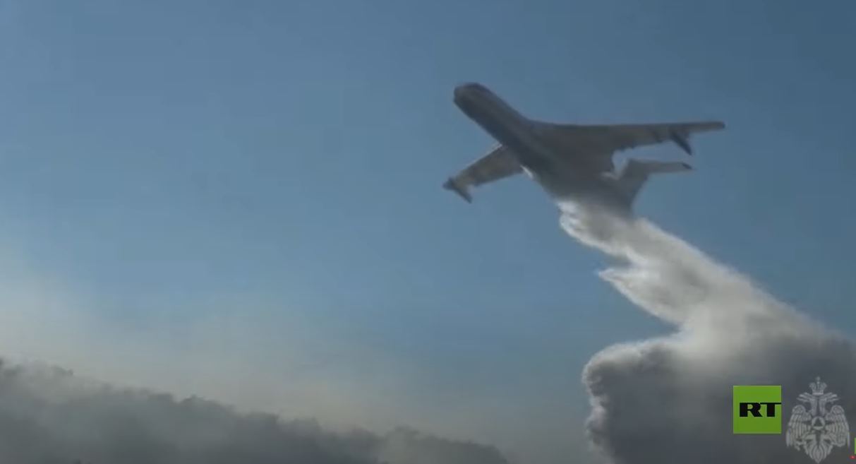 طائرتان برمائيتان تخمدان الحرائق في ياقوتيا