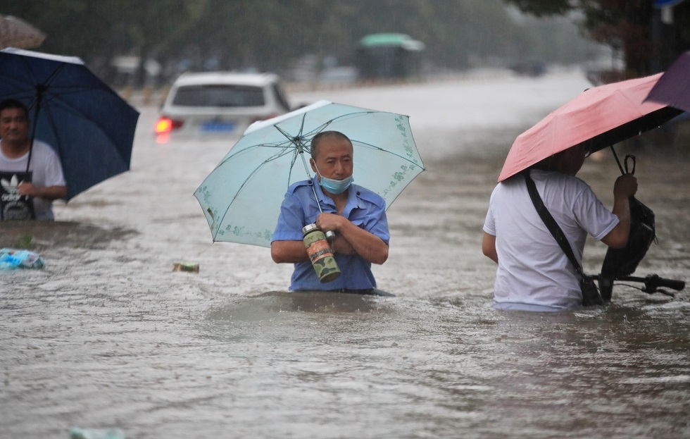 ارتفاع عدد ضحايا الفيضانات في الصين إلى 33 شخصا