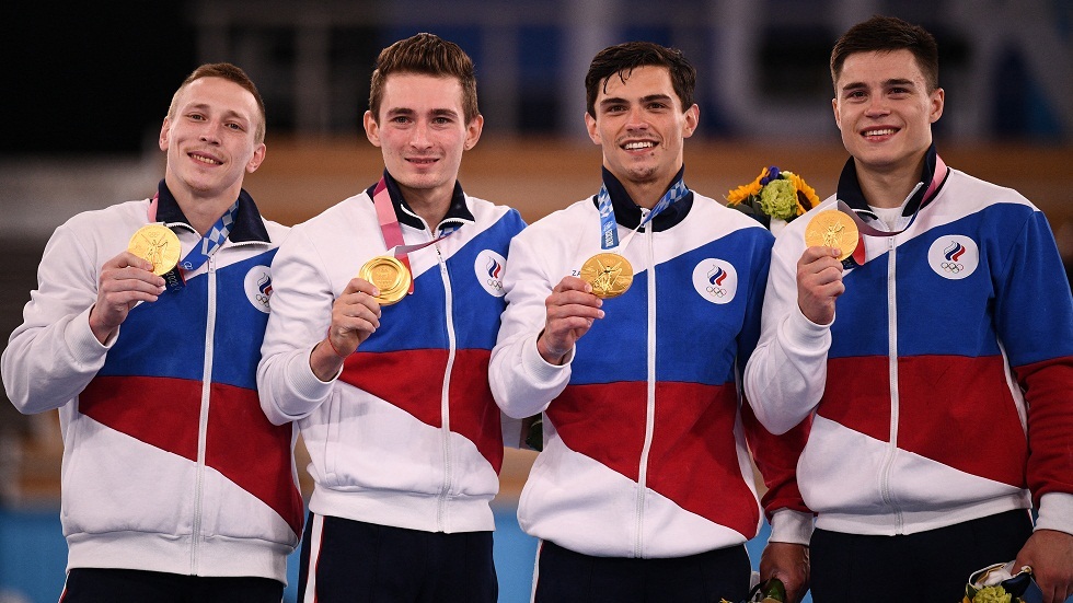 روسيا تحرز ذهبية الجمباز لفرق الرجال في الأولمبياد للمرة الأولى منذ عام 1996