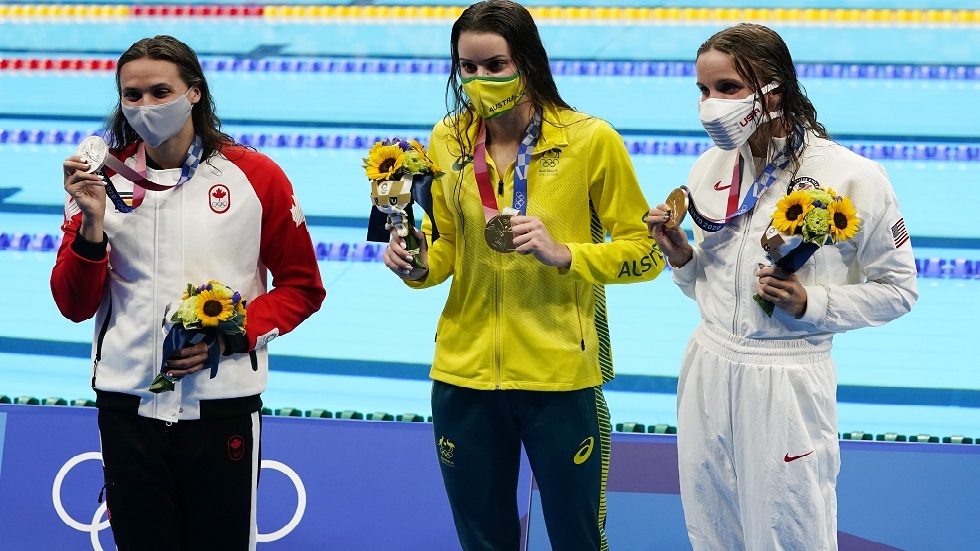 أولمبياد طوكيو.. السباحة الأسترالية ماكيون تسجل رقما أولمبيا