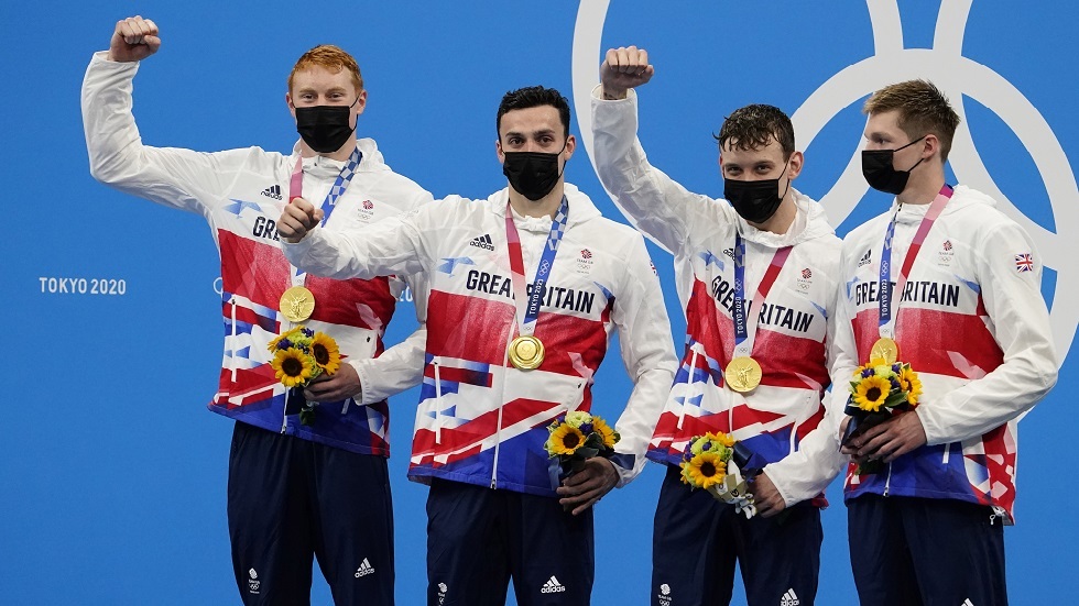 أولمبياد طوكيو.. بريطانيا تحرز ذهبية التتابع أربع مرات 200 متر سباحة حرة