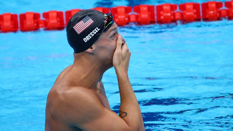 السباح الأمريكي دريسل يحطم الرقم الأولمبي في 100 متر حرة