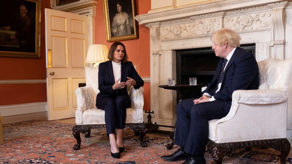 رئيس الوزراء البريطاني لزعيمة المعارضة البيلاروسية: "نقف إلى جانبكم كليا"