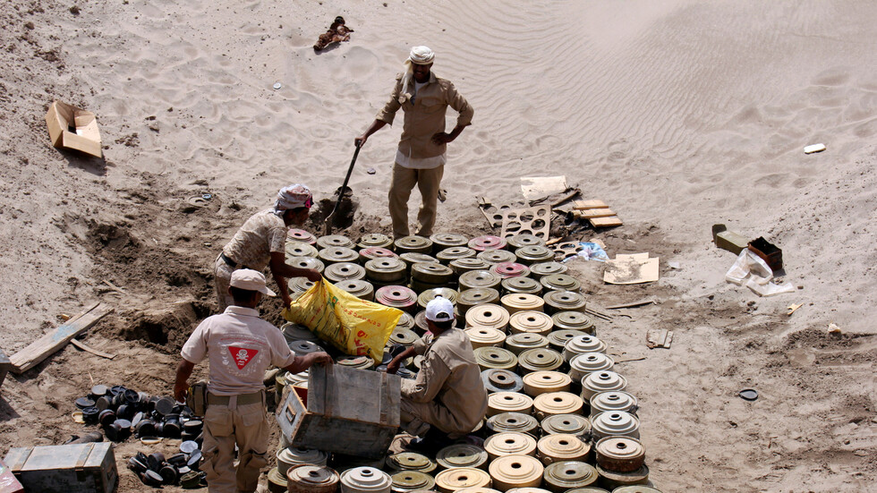 مركز يمني: 101 ضحية ألغام الحوثيين في النصف الأول من العام