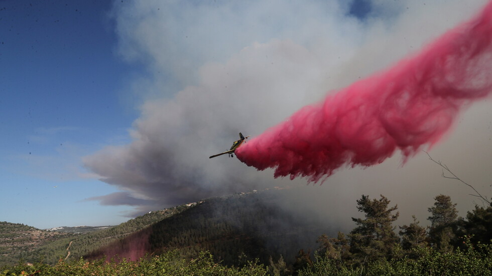 إسرائيل تطلب المساعدة الدولية لإخماد حرائق جبال القدس