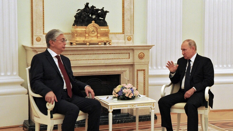 بوتين وتوكايف يجريان محادثات ثنائية في موسكو