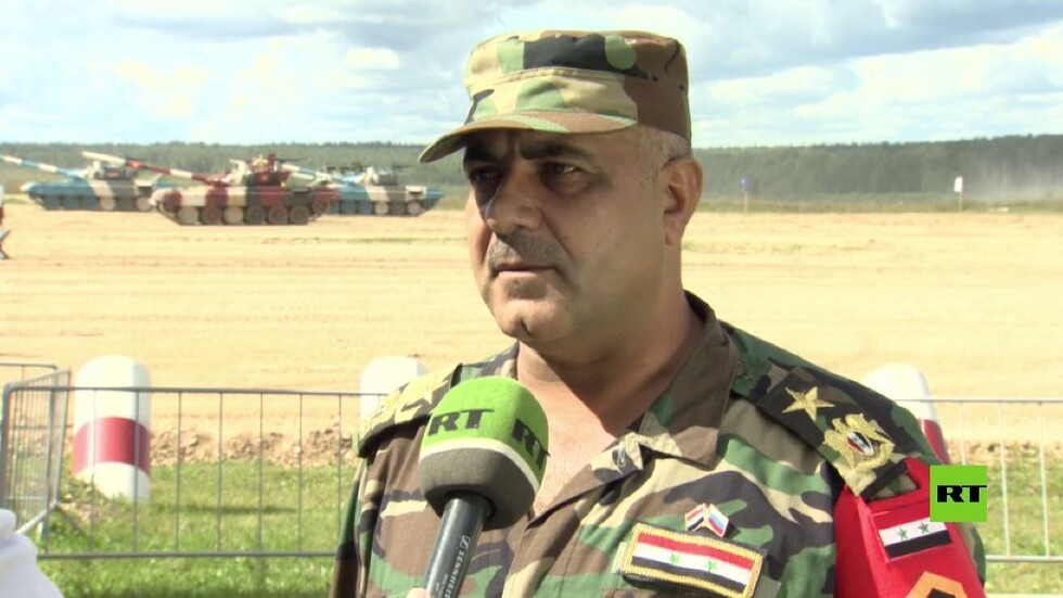 مشاركة سورية بمسابقة بياتلون الدبابات في مقاطعة موسكو