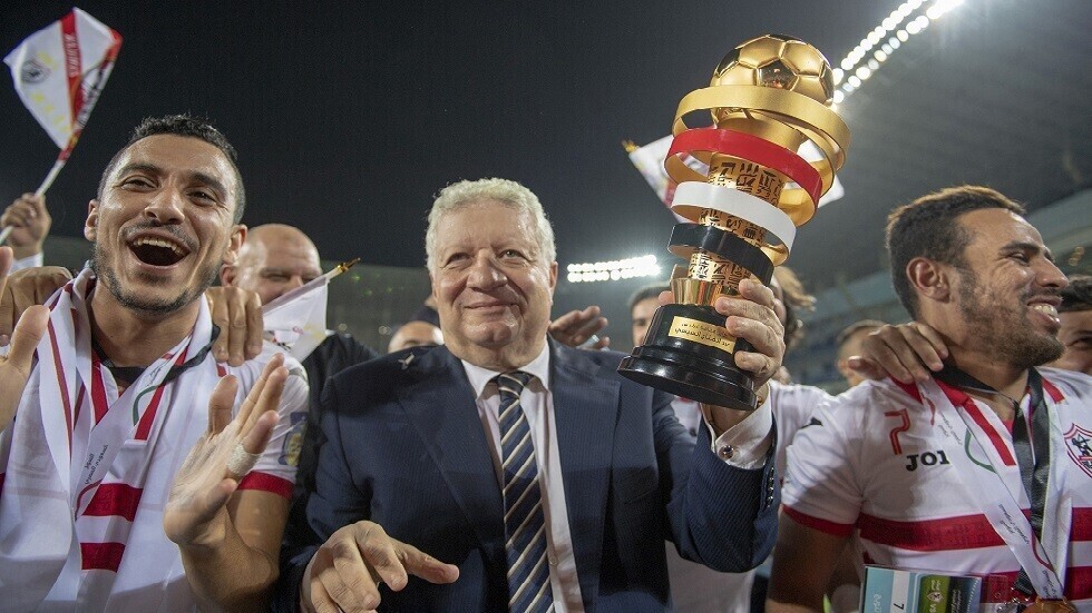 رد فعل مرتضى منصور على فوز الزمالك بلقب الدوري المصري